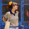 Polo de punto calado a rayas para mujer - Imagen 6