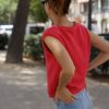 Top de punto de cuello barco sin mangas - Imagen 5