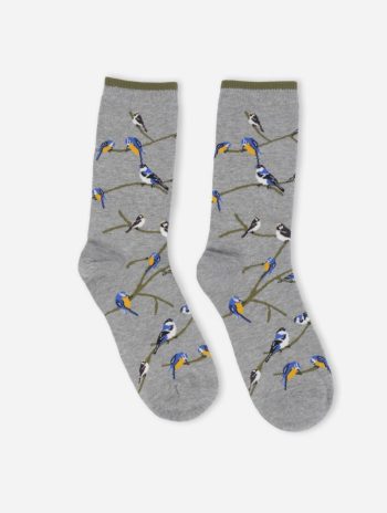 Alternative view of Caja regalo calcetines casa de pájaros hombre de algodón orgánico