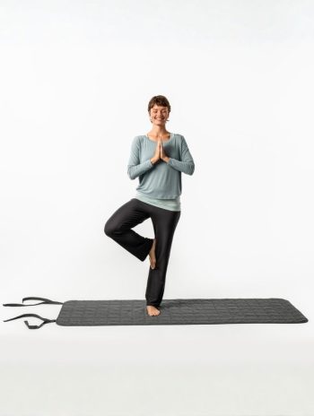 Alternative view of Esterilla para yoga y meditación de algodón orgánico