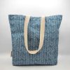 Maxi bolso tote reciclado azul mar