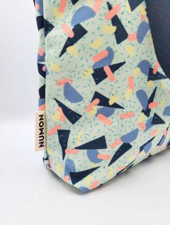 Alternative view of Maxi bolso tote reciclado estampado chips