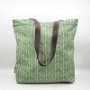 Maxi bolso tote reciclado verde trigo