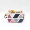Mini monedero reciclado estampado rombos