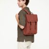 Mochila cuadrada con solapa de tejido reciclado - Imagen 3