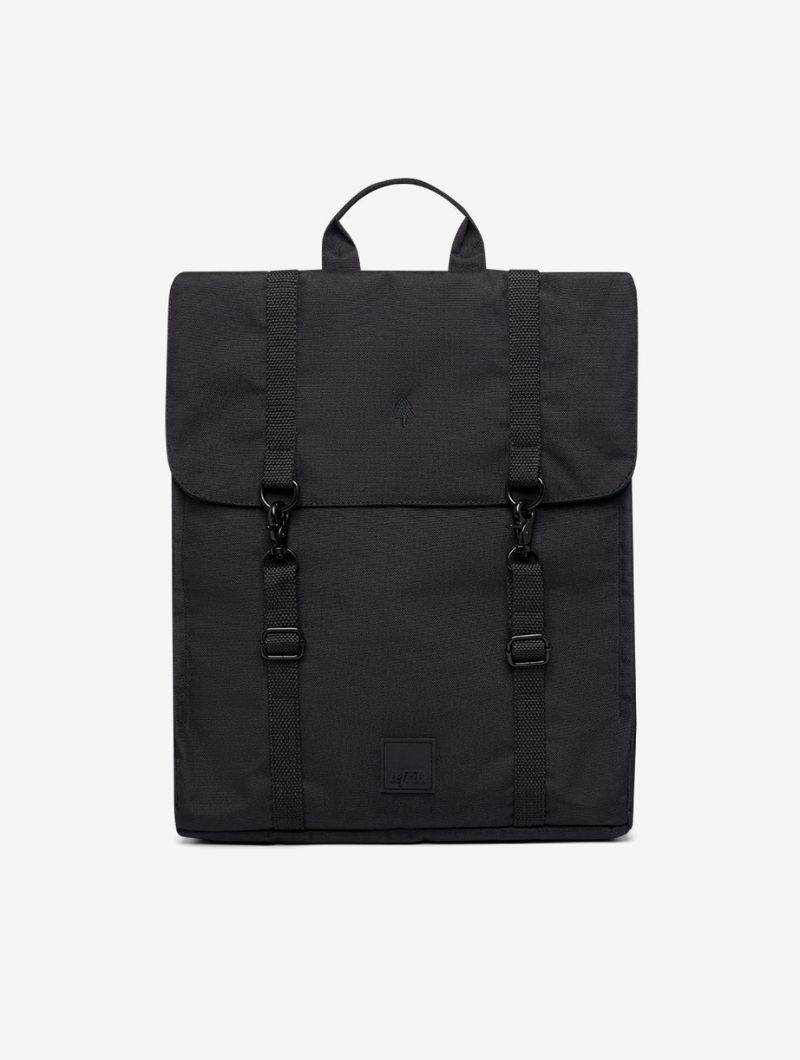 Mochila cuadrada con solapa de tejido reciclado - Imagen 26