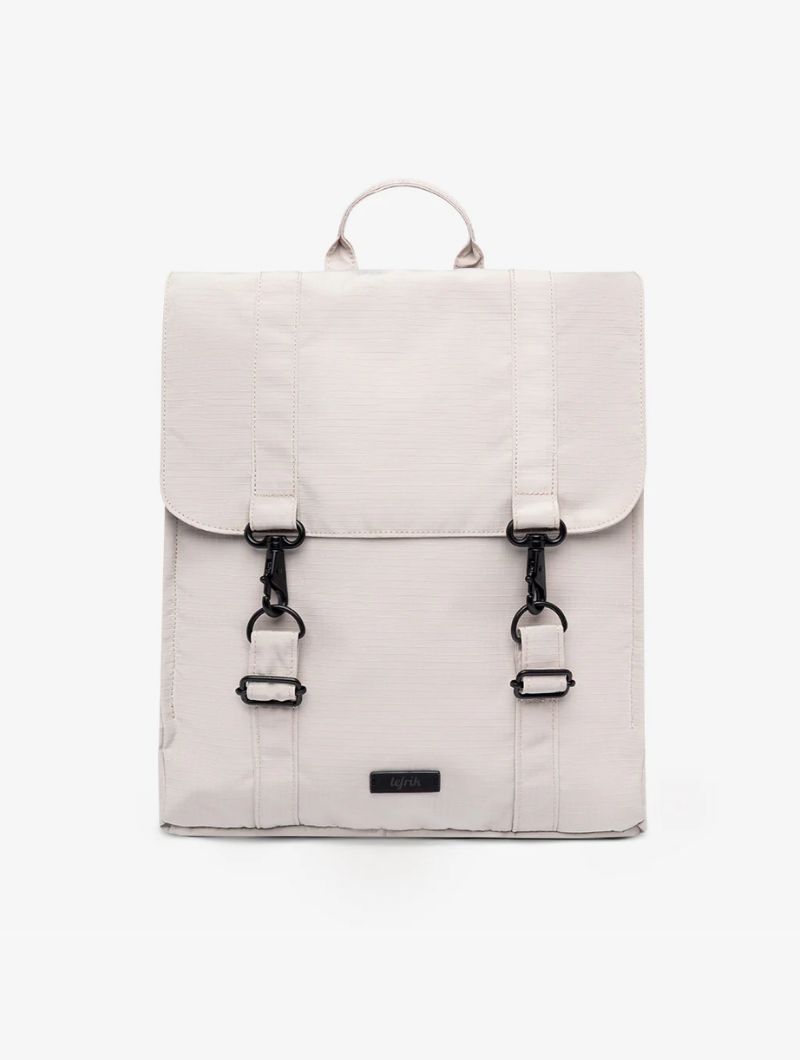 Mochila grande cuadrada de tejido reciclado - Imagen 11