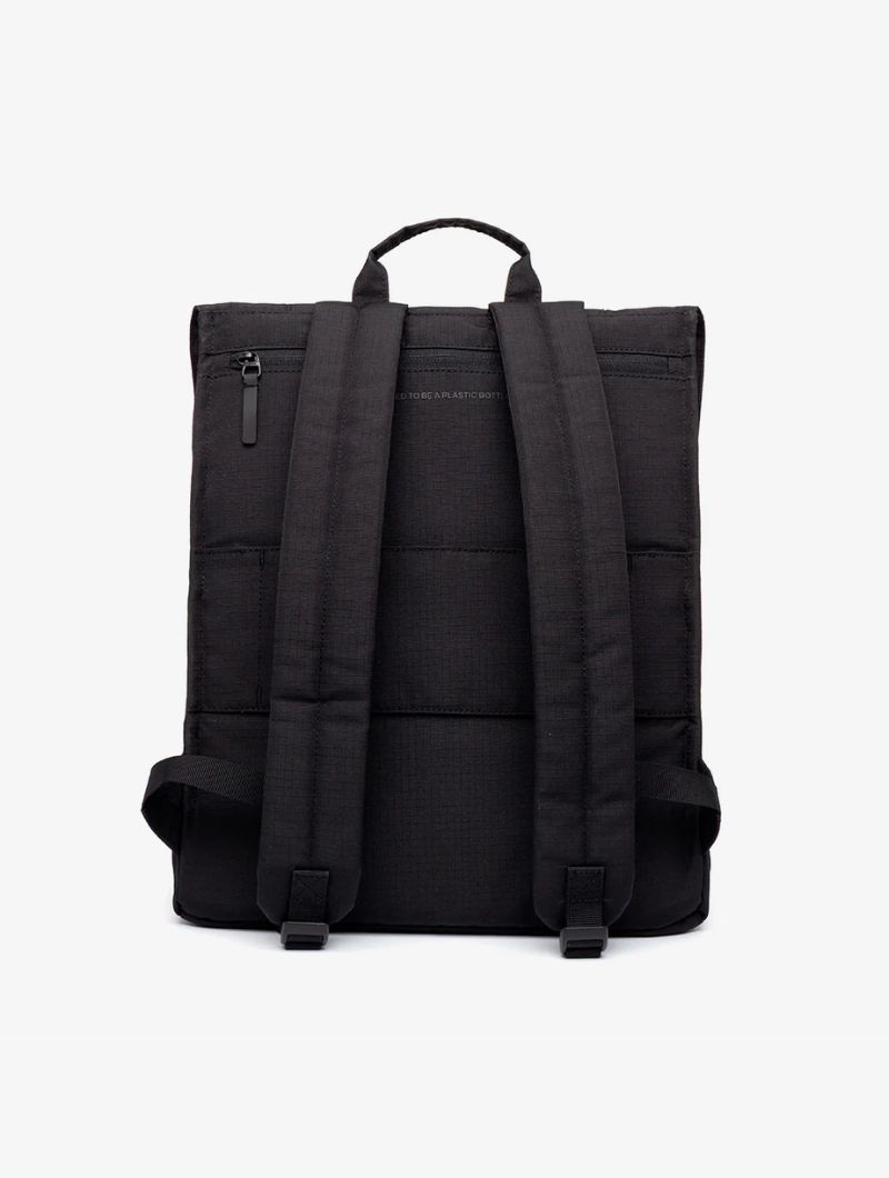Mochila grande cuadrada de tejido reciclado - Imagen 9