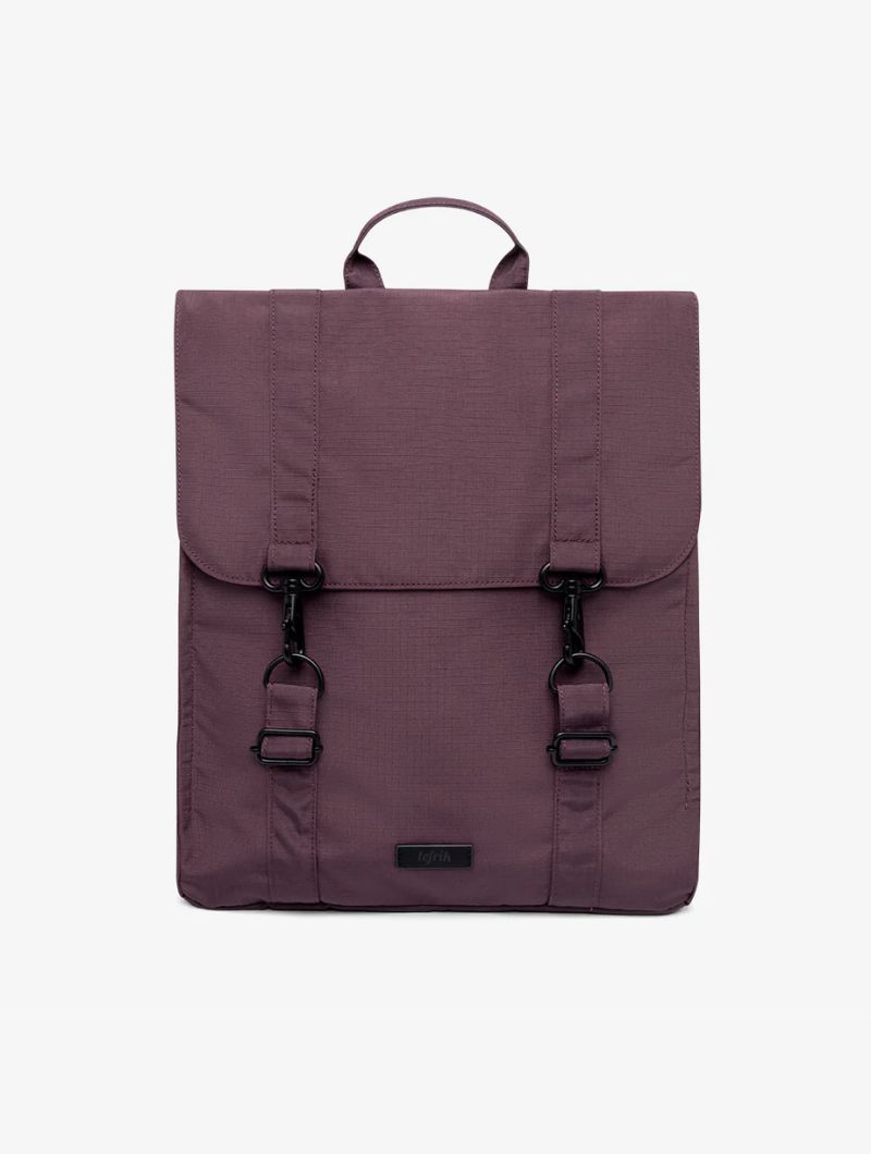 Mochila grande cuadrada de tejido reciclado - Imagen 12