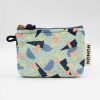 Monedero reciclado con cremallera estampado chips