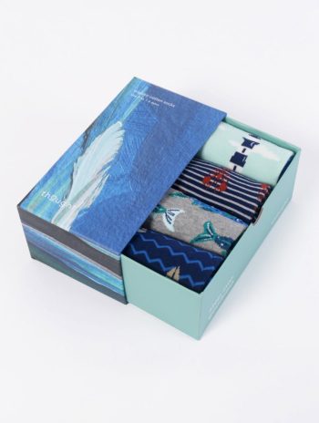 Pack de calcetines marineros ecológicos para hombre.