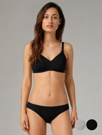 Conjunto sujetador y braguita de algodón orgánico