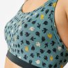 Pack 2 bralettes estampado pájaros de algodón orgánico - Imagen 2