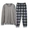 Pijama largo hombre a cuadros 100% algodón orgánico - Imagen 5