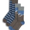Pack 2 calcetines montañas hombre de algodón orgánico
