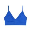Bralette de algodón orgánico azul klein