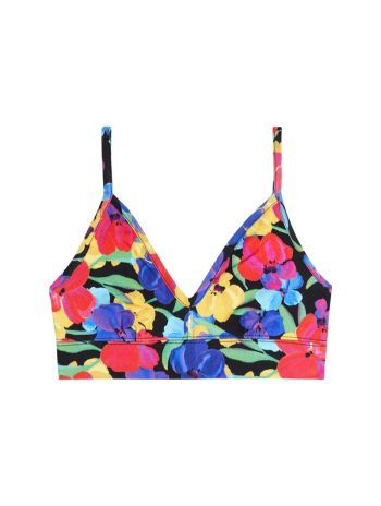 Bralette de algodón orgánico con estampado flor del Atlas