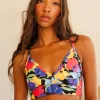Bralette de algodón orgánico con estampado flor del Atlas - Imagen 4