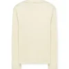 Camiseta de cuello cisne beige de lana merino - Imagen 7