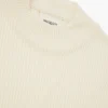 Camiseta de cuello cisne beige de lana merino - Imagen 8