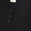 Camiseta cuello panadero gris antracita de lana merino - Imagen 4