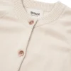 Cárdigan beige con botones de lana merino y cachemir - Imagen 7
