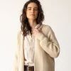 Cárdigan largo beige de lana merino y cachemir - Imagen 4