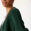 Chaqueta corta verde bosque de algodón orgánico - Imagen 4