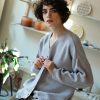 Chaqueta oversize ceniza de lana merino - Imagen 2