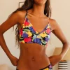 Conjunto de bralette y braga clásica flor del Atlas de algodón orgánico - Imagen 2