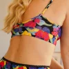 Conjunto de bralette y braga clásica flor del Atlas de algodón orgánico - Imagen 5