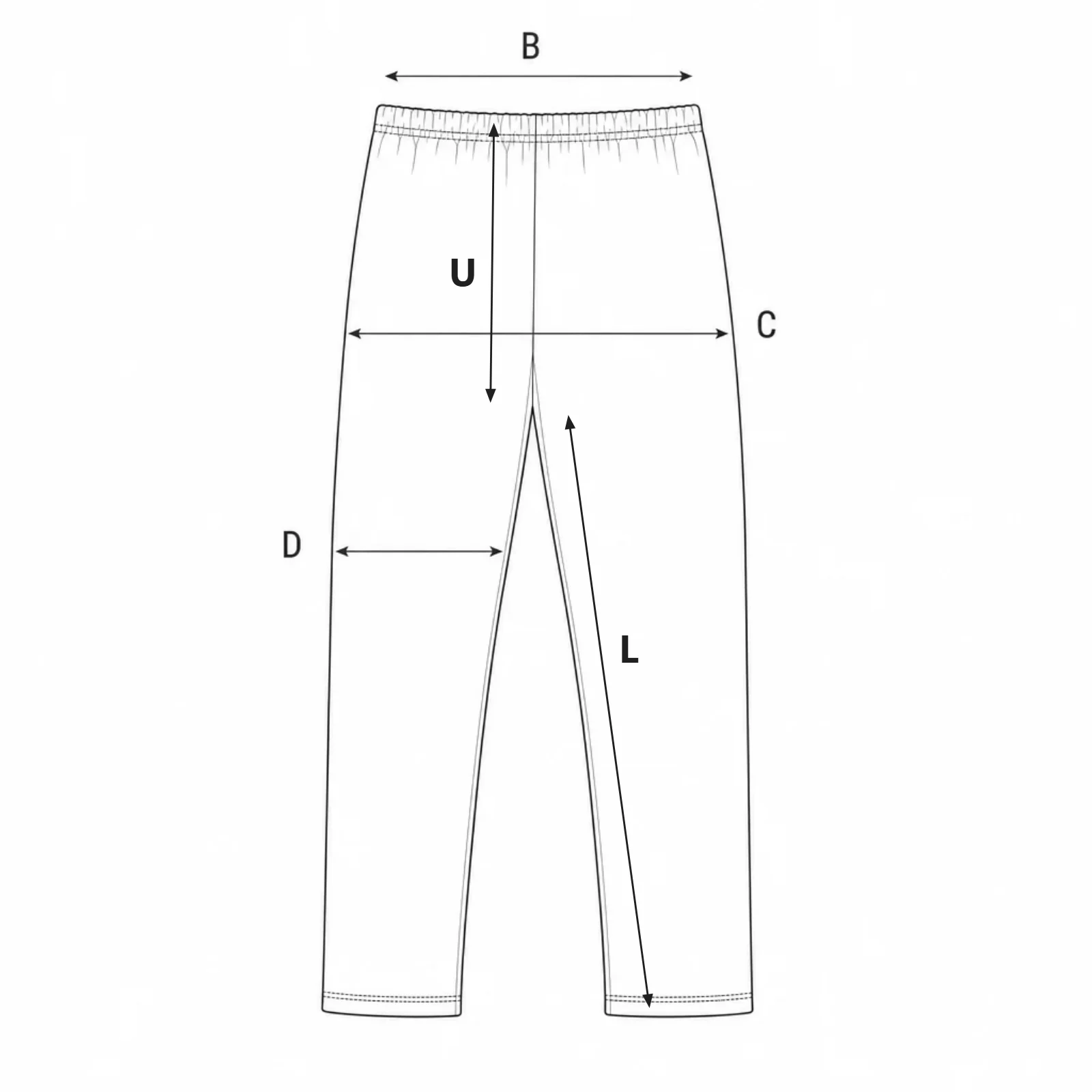 Croquis de medidas de Camiseta interior térmica HELLA