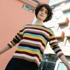 Jersey a rayas multicolor de lana merino - Imagen 2