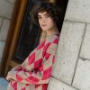 Jersey de rombos feria de lana merino - Imagen 3