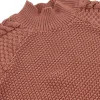 Jersey rosa manga trenzada de algodón orgánico - Imagen 6