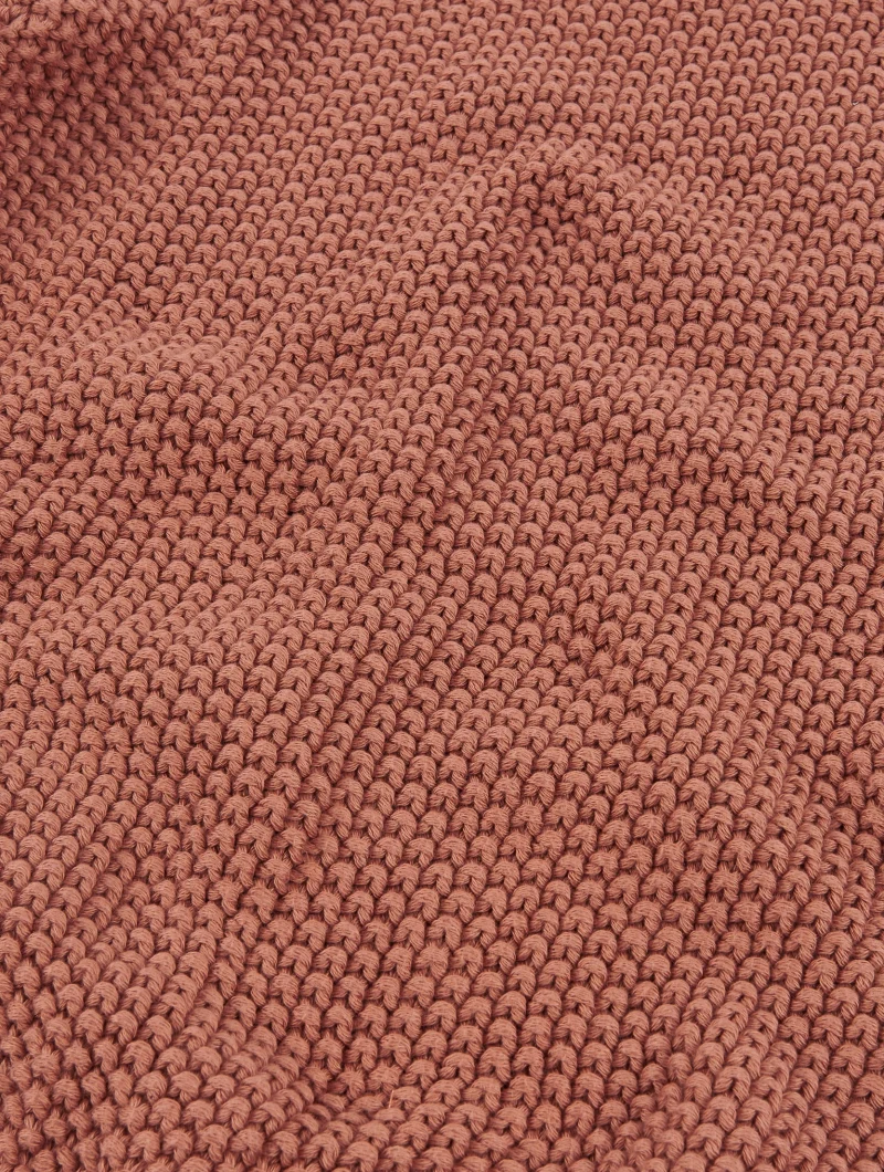 Jersey rosa manga trenzada de algodón orgánico - Imagen 7