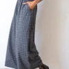 Pantalón ancho azul arándano de algodón orgánico - Imagen 5