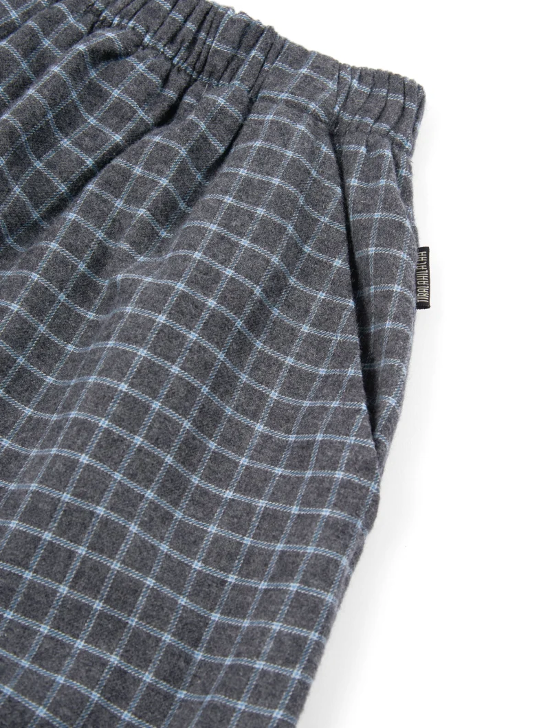 Pantalón ancho azul arándano de algodón orgánico - Imagen 6