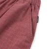 Pantalón ancho granate grosella de algodón orgánico - Imagen 6