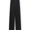 Pantalón ancho gris antracita de lana merino - Imagen 2