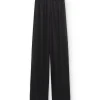 Pantalón ancho gris antracita de lana merino - Imagen 3