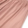 Pantalón ancho rosa empolvado de lana merino - Imagen 9