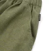 Pantalón ancho verde oliva de algodón orgánico - Imagen 4