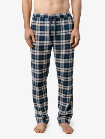 Alternative view of Pantalón de pijama de franela de algodón orgánico para hombre