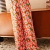 Pijama de algodón orgánico de manga larga buganvilla naranja - Imagen 7