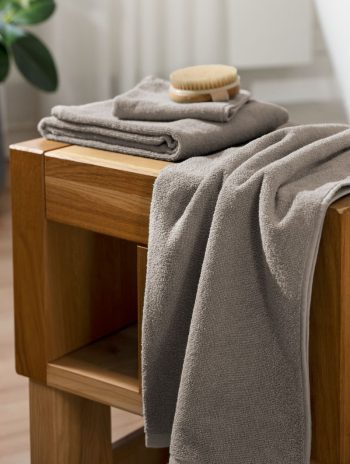 Toallas de baño de algodón orgánico - Arcilla