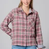 Camisa de leñador para mujer de cáñamo y algodón orgánico