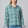 Camisa leñador mujer de cáñamo y algodón orgánico - Imagen 3
