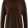 Camiseta oversize de manga larga de cáñamo y algodón orgánico - Imagen 11