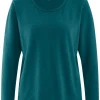 Camiseta oversize de manga larga de cáñamo y algodón orgánico - Imagen 12
